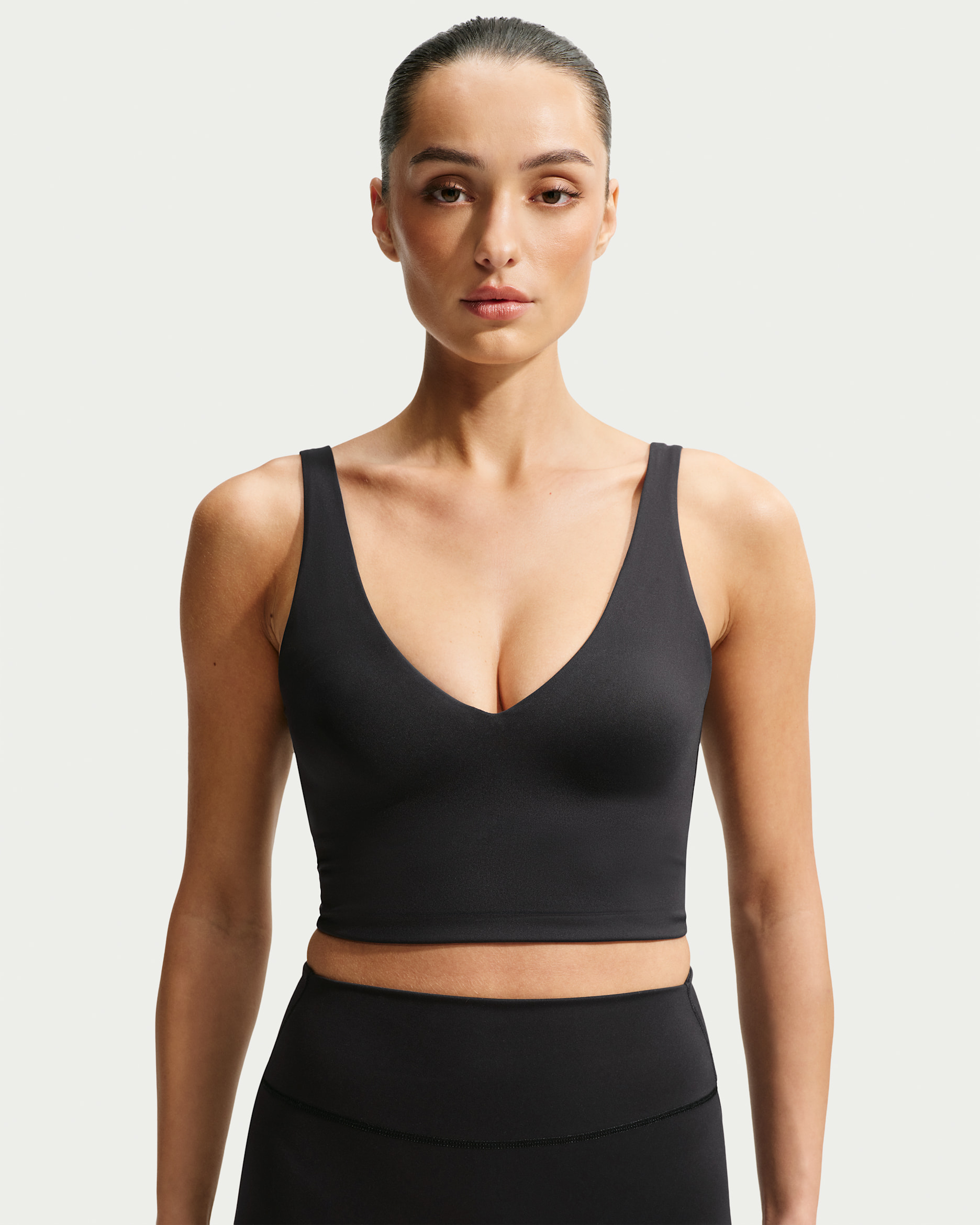 NikeSKIMS Matte Women's V-Neck Long-Line Bra. Nike JP